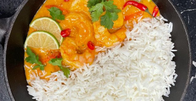 ΓΑΡΙΔΕΣ ΚΑΡΥ ΜΕ BASMATI