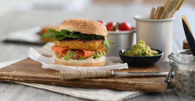 VEGAN BURGER ΑΠΟ ΦΑΣΟΛΙΑ