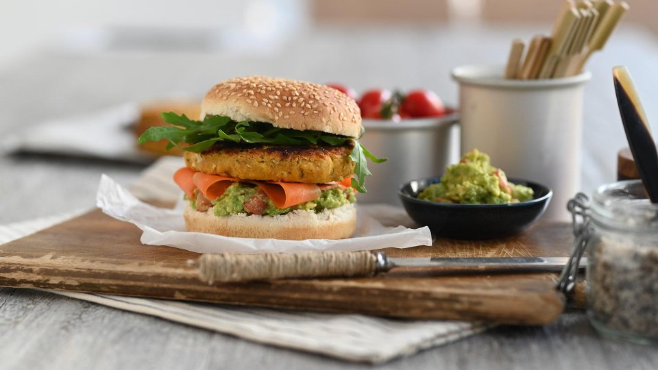 VEGAN BURGER ΑΠΟ ΦΑΣΟΛΙΑ